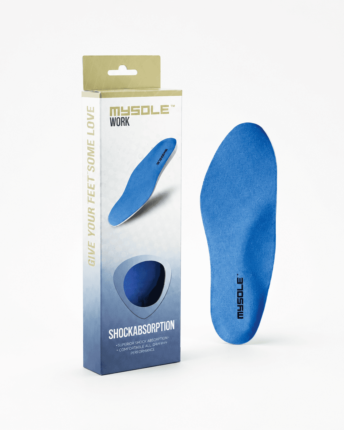 MYSOLE Work inlegzool met verpakking